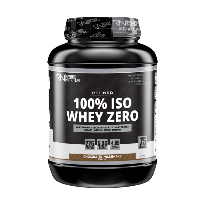 REFINED 100% ISO WHEY ZERO 2.27KG – CHOCOLATE MILKSHAKEE NEW