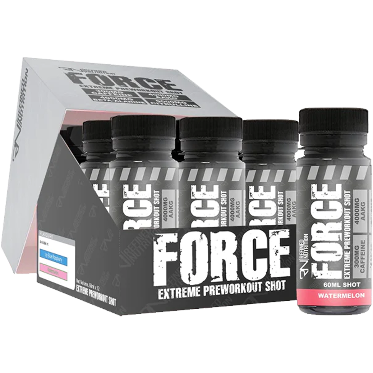 Refined Nutrition FORCE PWO Shots – Watermelon